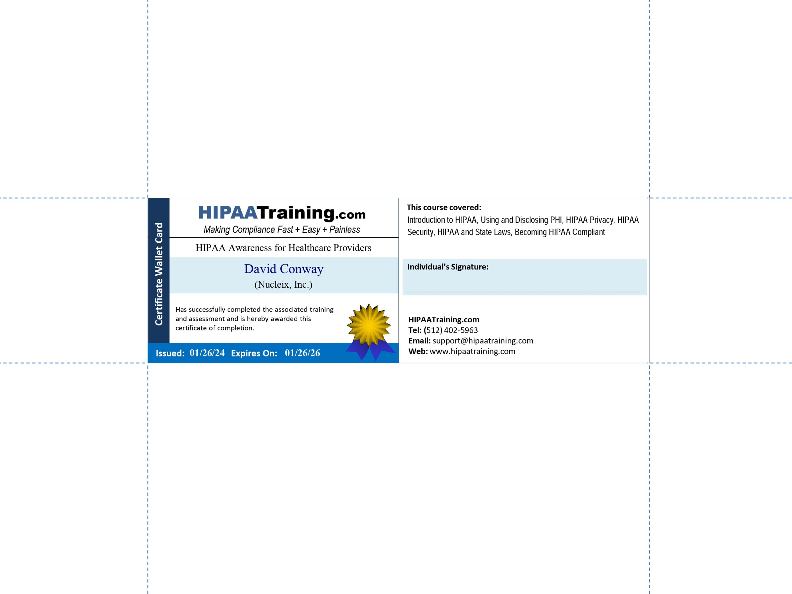 HIPAA_Awareness_for_Healthcare_Providers_Certificate_for_David_Conway_page-0002
